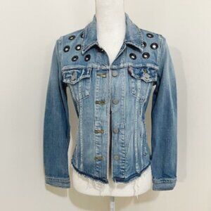 Levi's “Relove” Repurposed Denim Boyfriend Trucker Jacket Women's XS/S